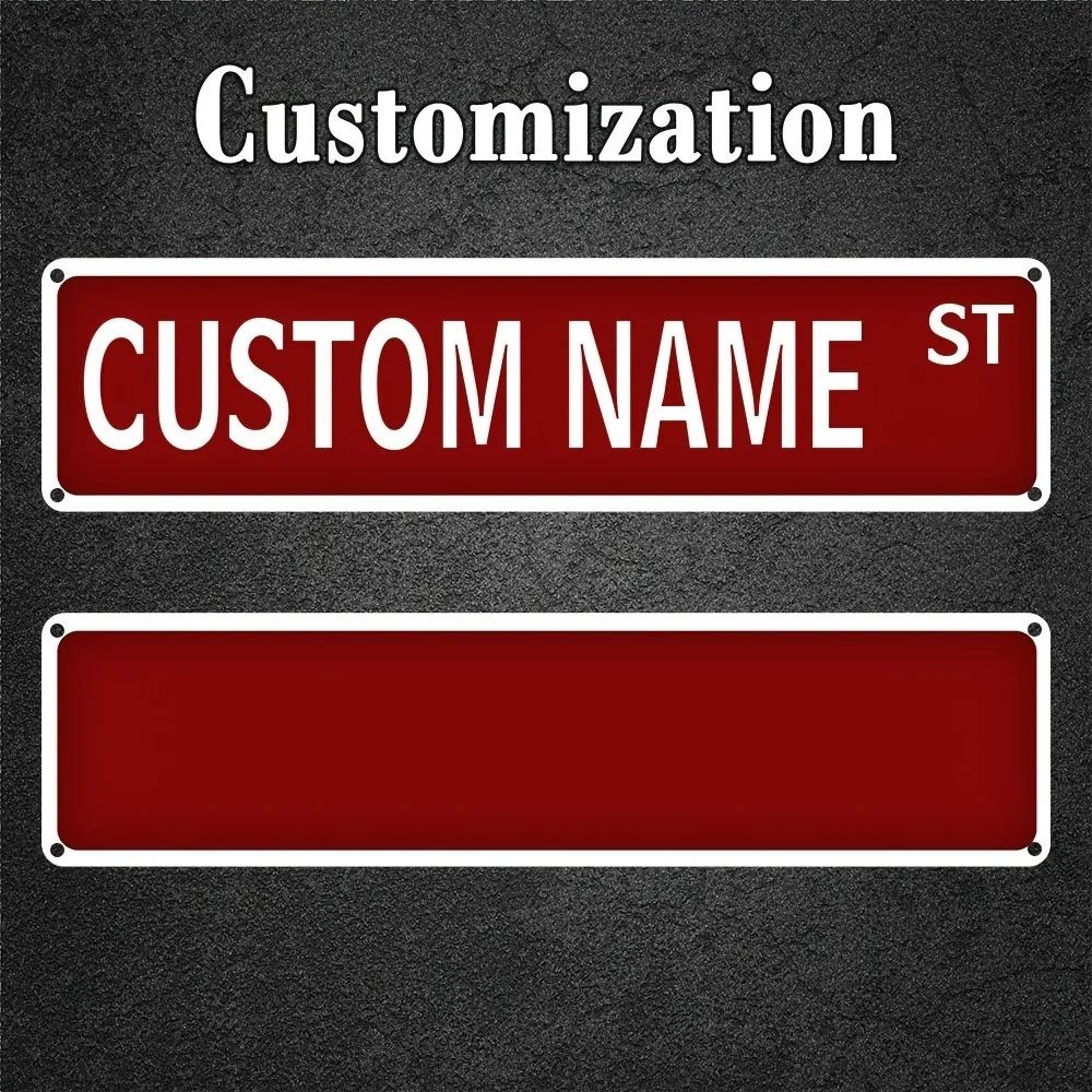 \Custom Funny 16x4 Aluminum Street Sign 1pc Weatherproof Wall Plaque Man Cave Bar Decor\