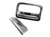 BRIGHTZ Chrome Rear Gate Door Handle Cover and Knob Plate Set for Jimny Sierra JB74W JB 74 [REA-DHC-025] JB74, B74,