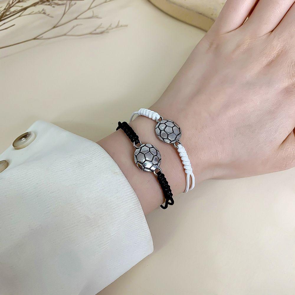 Baseball Football Ball String Rope Korean Style Bracelet Couple Hand Rope Jewelry Accessories