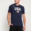 Nike World Cup Dream Team Quick-Drying Short-Sleeve T-Shirt Men Tops Deep-Blue AV4352-451