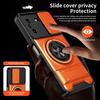 KEYSION Magnetic Phone Case for TECNO Pova 5 5 Pro 5G Slide Camera Lens Protection Upright Kickstand Ring Shockproof Back Cover