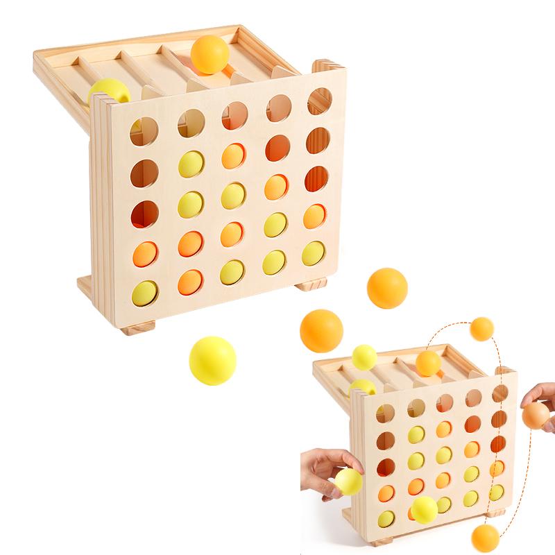 Мини Игра с Прыгающим Мячом, Веселая Игра на Связывание 4 Выстрелов, Интерактивная Настольная Игра для Вечеринки, Развивающая Креативная Игрушка для Семейных Путешествий