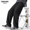 Мужские свободные прямые повседневные брюки с широкими штанинами TonLion