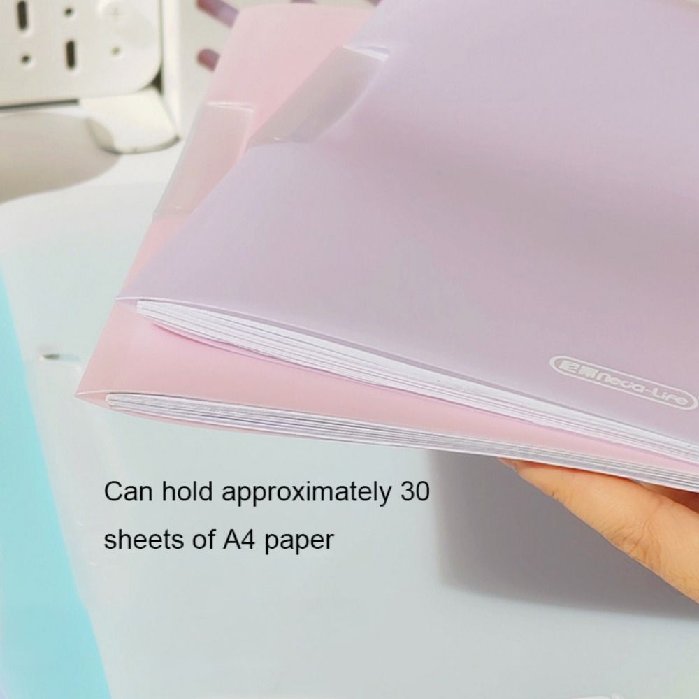 Папка-регистратор Candy Color Loose Leaf, вращающаяся, скрепка для бумаги для учеников и учителей