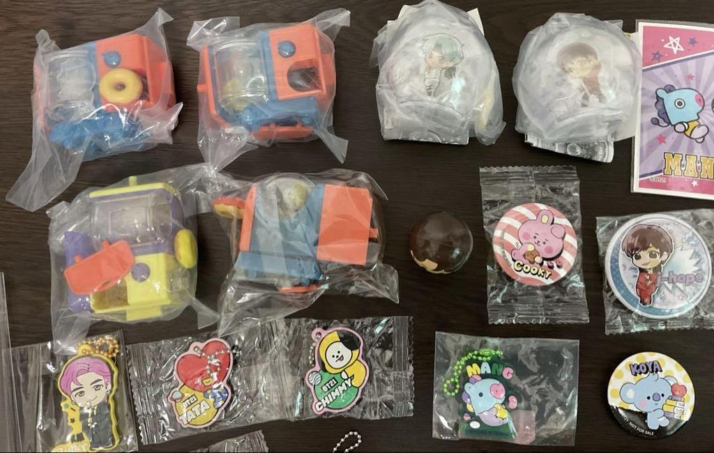 [Б/У] BTS TinyTAN Брелок Персонаж Товары Набор из 40 штук (Доставка включена)