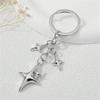 Polishing Y2K Keychains Bag Pendant Star Keychains Fashion Star Moon Key Rings Handbag Decoration
