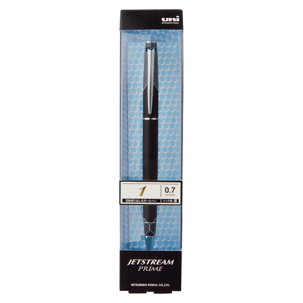 Mitsubishi Pencil Шариковая ручка Jetstream Prime, вращающаяся, на масляной основе, легко пишет, выдвижная, 0,7 дюйма, черная, Писать, SXK300007.24