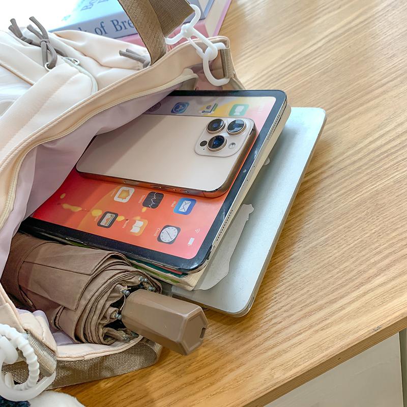 Сумка через плечо Cartoon Commuter женская большая вместительная студенческая сумка-тоут студенческая сумка через плечо