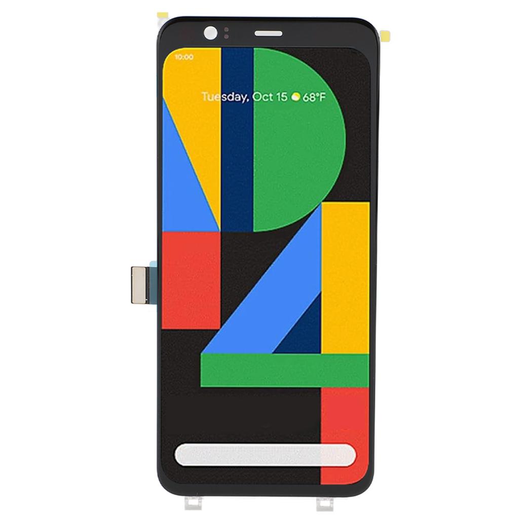 Screen Replacement for Pixel 4 G020I G020N G020M Touch Panel Digitizer Assembly with Tools Support Fingerprint