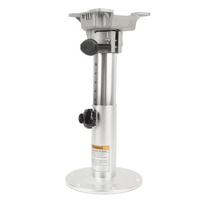 Пьедестал сиденья лодки Алюминиевый сплав Вращение на 360 градусов Регулируемая высота от 335 до 490 мм Пьедестал для дома на колесах, яхты, морской