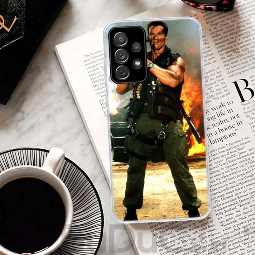 Чехол для телефона Arnold Schwarzenegger Terminator для Samsung Galaxy A15 A14 A54 A13 A53 A12 A52S A55 A22 A23 A24 A32 A33 A34 A25 A35