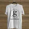 Белая футболка унисекс с логотипом Garth Brooks
