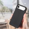 For iPhone Air Case Carbon Fiber Texture PU+PC+TPU Phone Back Cover
