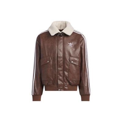 Оригинальная куртка с PU-подкладкой FW25 Логотип бренда Три полоски Теплая Спортивная Свободного кроя С длинным рукавом Хлопковое пальто Мужские куртки KF3692