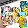 PK18 Pokemon Black Sofe Case for OPPO Reno 8 6 5 4 Pro Plus Find X3 A17 A3 A31 A38 A40 A53 A54 A55 A74 A76 A78 A77 A80 A94 A95 A96 Lite