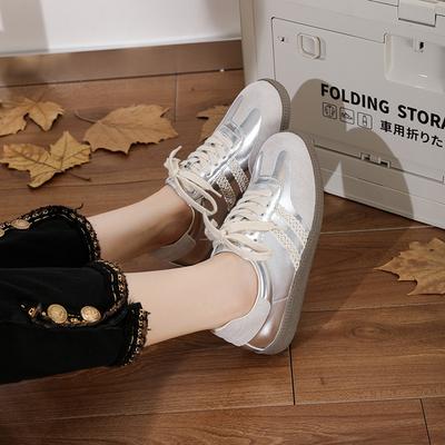 [Версия из коровьей кожи] Стандартные ретро кроссовки Su Yinyin с кружевной отделкой, кожаные, для спортивных тренировок и повседневной носки, женские кроссовки Forrest Gump