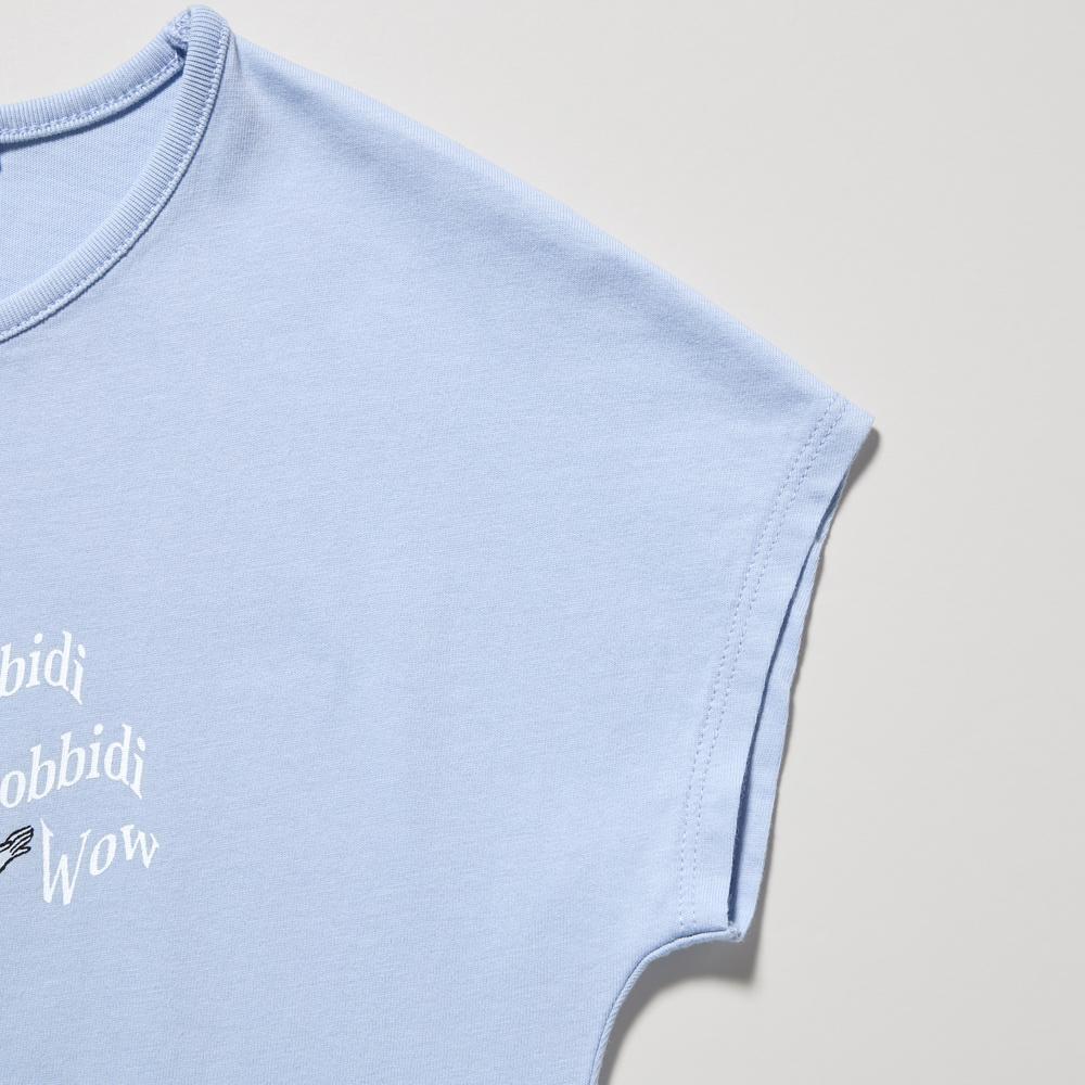 Uniqlo GIRLS Disney UT Графическая футболка с коротким рукавом A