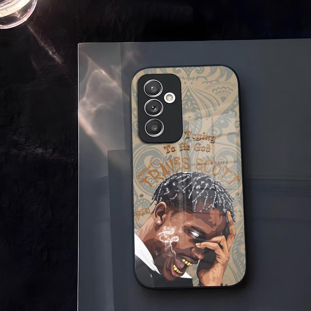 Чехол для телефона Travis Scott Cactus Jack Стекло для Samsung Galaxy S23 S24 S25 S21 S22 S20 Ultra Fe Plus A34 A54 A24 A52 A16 A53 M54