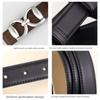Mary Snap-buckle women's belt, work clothing style accessible luxury, matching suit, formal wear, office lady belt