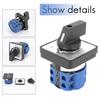 A60Z660V 20A Switch 4-Position 2 Pole Rotary Selector Universal Rotary Cam Changeover Switch Electric Motor Reversing Switchmay