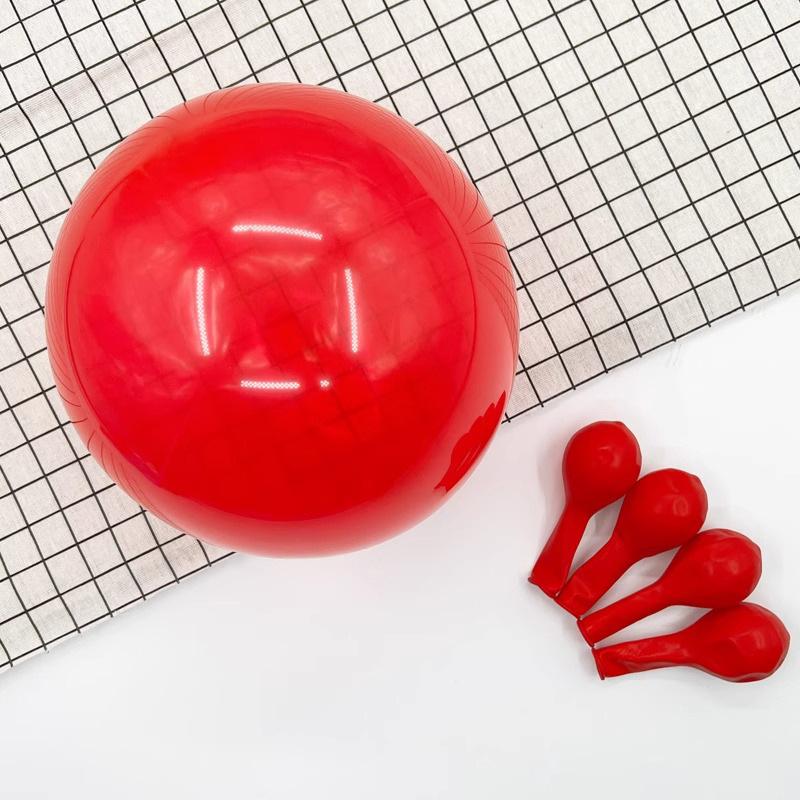 10 Inch Latex Matt Balloon Colorful Birthday Party Scene Decoration Balloon Wedding Celebration Prop Arrangement