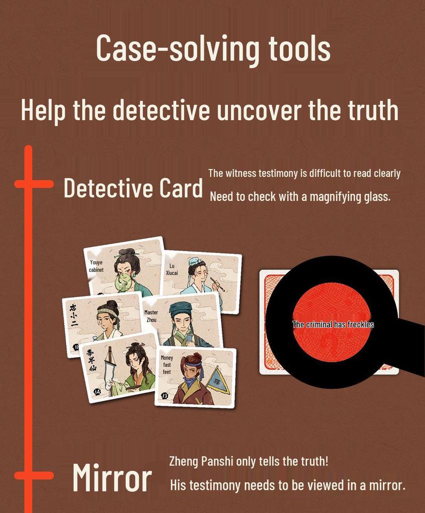 Ke Da Ya Chinese Detective: Interactive Ancient Style Board Game for Children