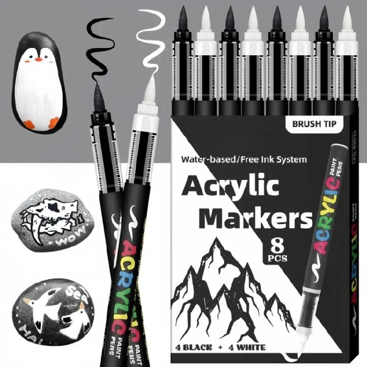 Watercolor Brush Pens Soft Tip Flexible Markers Art Pens Watercolor Pen For Artistic Expression & Handcraft Projects