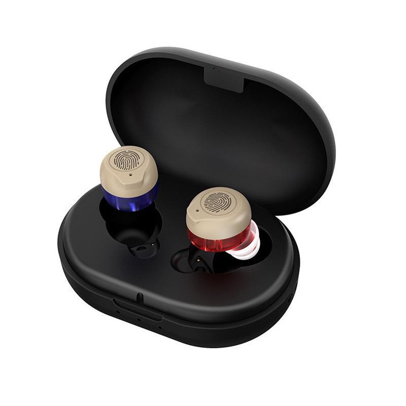 Слуховой аппарат для пожилых людей: Трансграничные внутриканальные наушники с магнитной зарядкой и бинауральным усилителем звука