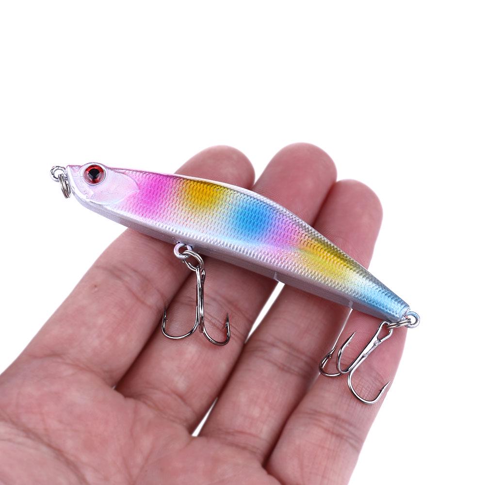 8.5cm-15g-6# Hook Fishing Lures Bass Sinking Pencil Lures Set for Sea Fresh Water