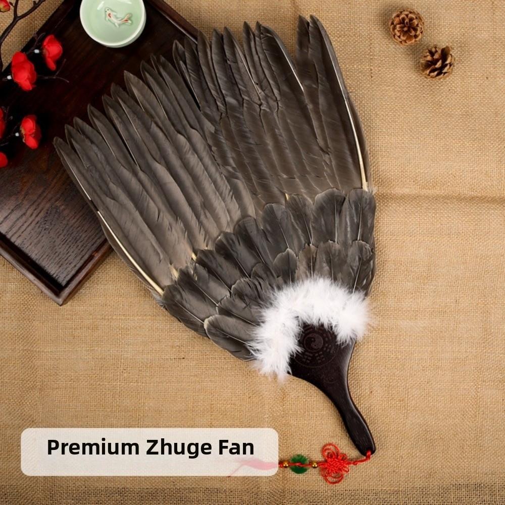 Multistyles Vintage Feather Fan Handmade Goose Feather Fan Drama Stage Performance Party Supplies