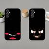 Мультяшное выражение Лица Чехол для Телефона Для Samsung Galaxy A91,80,73,72 ,71,53,52,32 ,31,22,21s,20,Мягкий Черный Чехол
