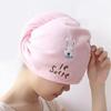 Absorbent Cute Cartoon Rabbit Dry Hair Cap Microfiber Rabbit Dry Hair Cap Mi Rabbit Dry Hair Towel