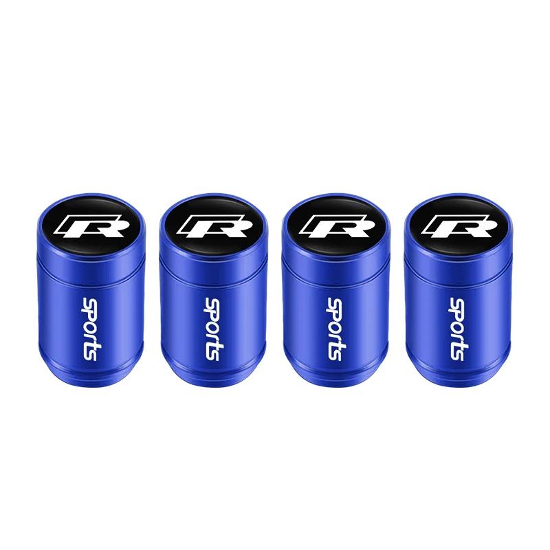 VW GTI GOLF 2026 Hot For VW VOLKSWAGEN 4Pcs 3D Metal Car Tire Valve Caps Wheel Dust Covers Compatible with Volkswagen GTI R-Line