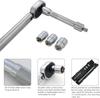 1/2 Inch Ratcheting Torque Wrench 28-210Nm With 17 19 21mm Drive Socket