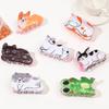 Acrylic Hair Claw Cartoon Animal Shape Hair Clip Spring Design Anti-slip Strong Grip Back Head Shark Hair Clip Hair Accessory