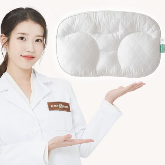 Подушка SleepnSleep для глубокого сна, размер S (Подушка IU, для поддержки шеи для взрослых)