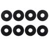 8pcs Black Isolation Pads Rubber Spacers Washers Sturdy Round Washers  Home