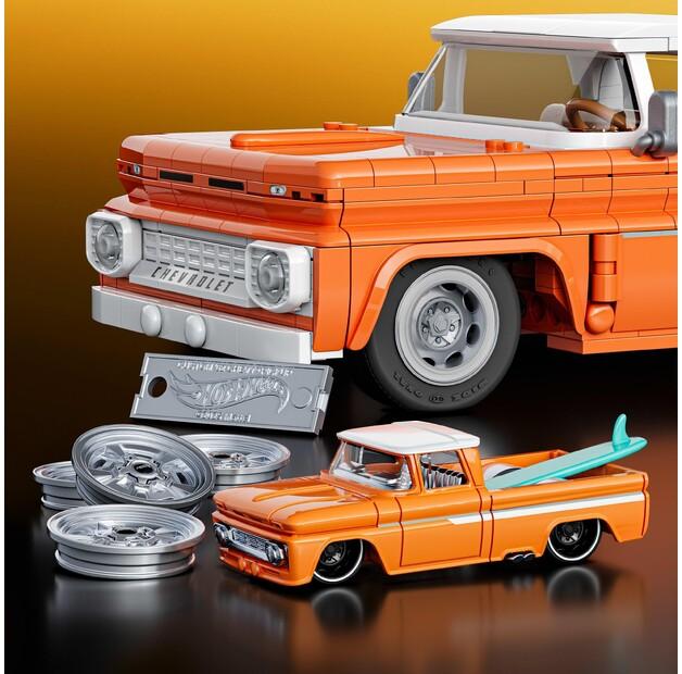 Конструктор пластиковый Mattel Brick Shop Hot Wheels Custom 62 Chevy