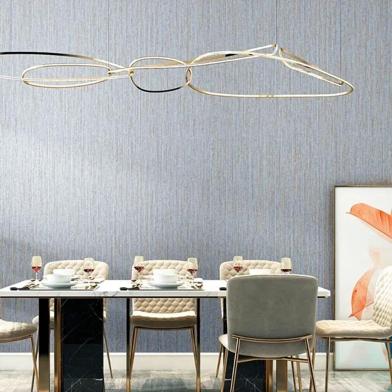 Однотонные Простые Современные Металлические Обои в Рулоне Текстурированные Обои для Спальни Гостиной Магазина Одежды Домашний Декор