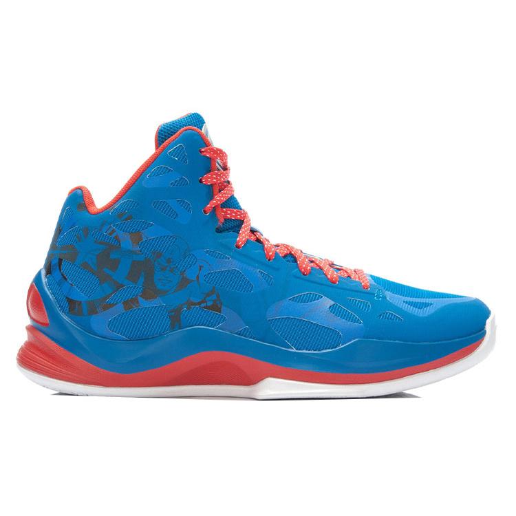 Li Ning Коллекция Мстители Амортизация Нескользящие Износостойкие Покрытие Поддержка Средняя высота Баскетбольные кроссовки ABPK057-2