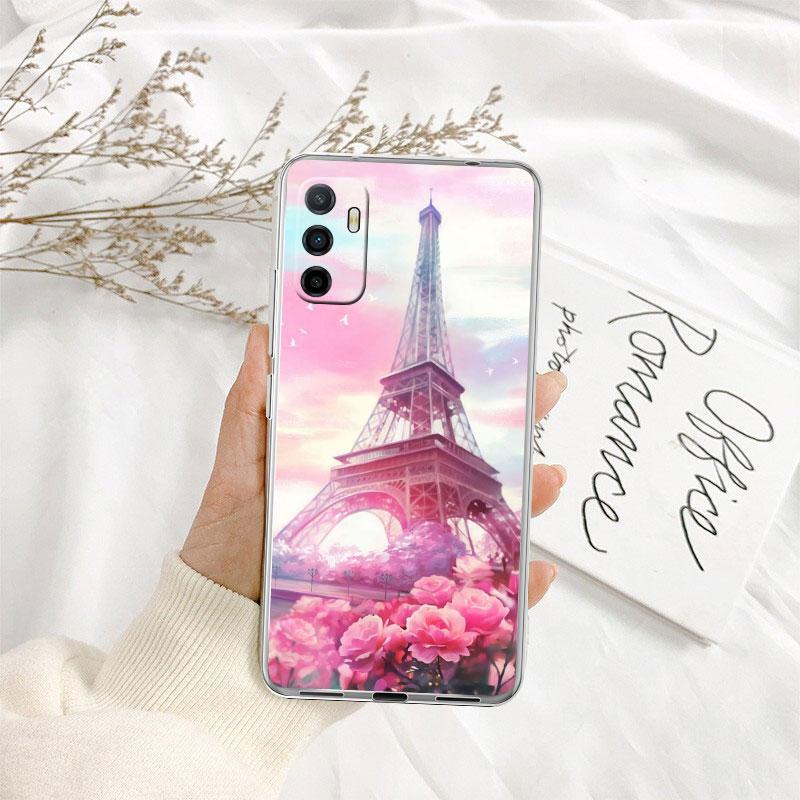 IK52 Paris Eiffel tower Case for Motorola G10 G20 G30 G31 G32 G34 G35 G41 G42 G50 G51 G52 G55 G60 G60S G62 G71 G72 G75