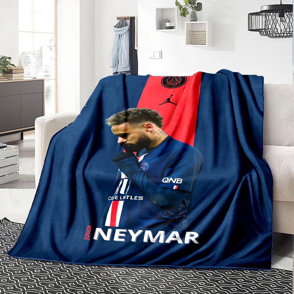 Neymar Jr Blanket Comfortable Perfect for Chair Bedding Picnics Four Seasons Universal Modern Ideal Gift For Birthday Valentine'S Day