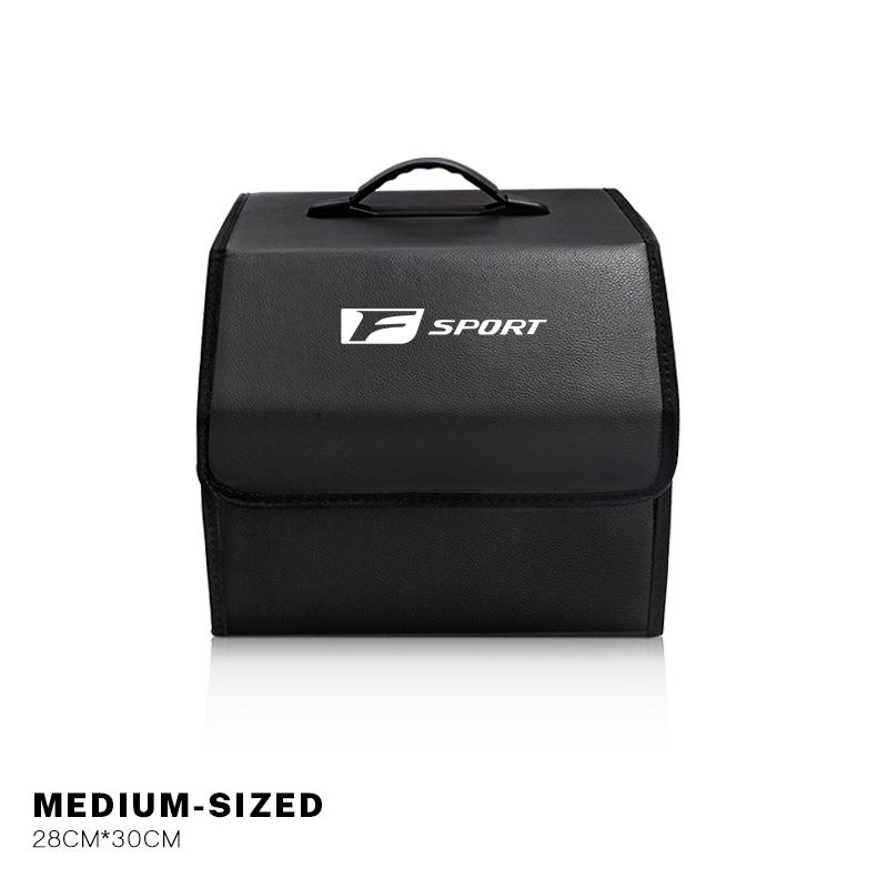 Car Trunk Leather Storage Box Foldable Auto Organizer Bag For Lexus F SPORT GS GX IS LS LX CT LC LBX NX RX 350h 450h ES UX 300e