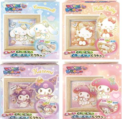 Набор глиттеров для волшебных картинок от компании Nobu из 4 штук (My Melody/Hello Kitty/Cinnamoroll/Kuromi) MM1113-SET