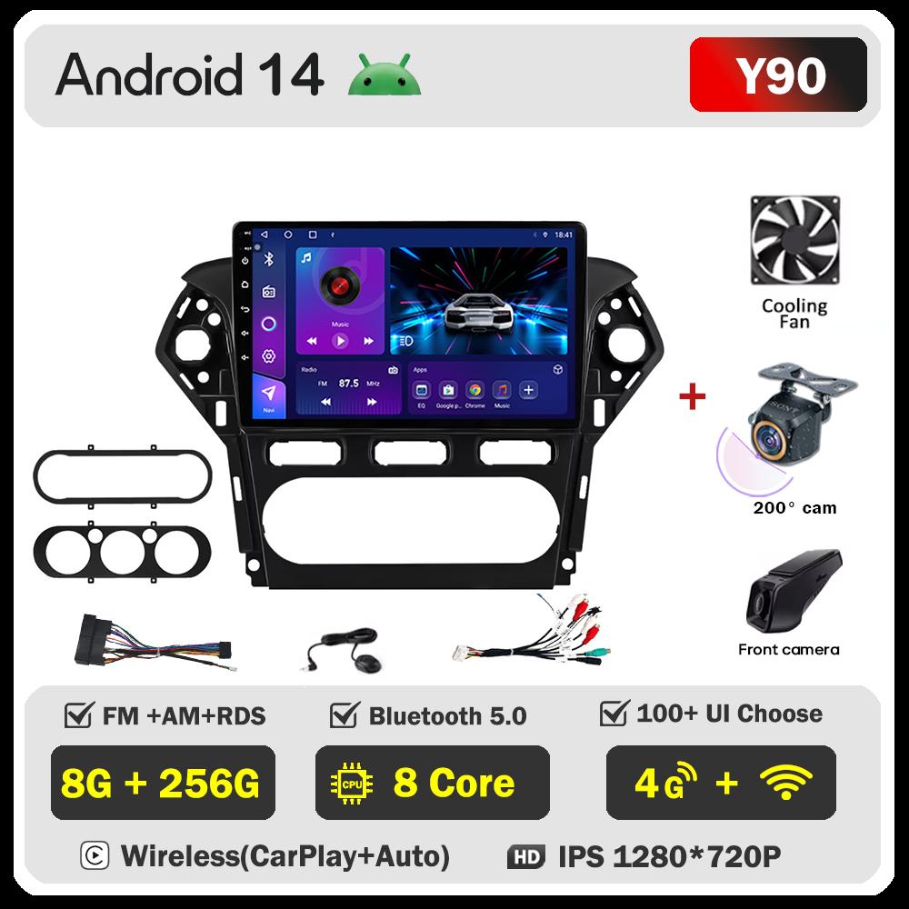Для Ford Mondeo 4 mk4 2010-2014 автомобильный радиоплеер Car Carplay экран Autoradio Mirror Link автомобильные интеллектуальные системы сенсорный экран