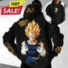 Dragon Ball Веджета Саян Харадзюку Уличная одежда Мужская Винтажная Толстовка с капюшоном Зимняя Женская Оверсайз Худи с капюшоном Лонгслив Y2k