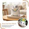 Stuffed Animals Hamster Plush Toy Bag Pendant Stuffed Hamster Hamster Plush Keychain  Kids Toy