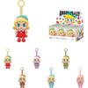 Pop Mart Подвеска-плюш Злая Молли Ассорти в коробке 6 штук Мягкая виниловая игрушка Коллекционная фигурка