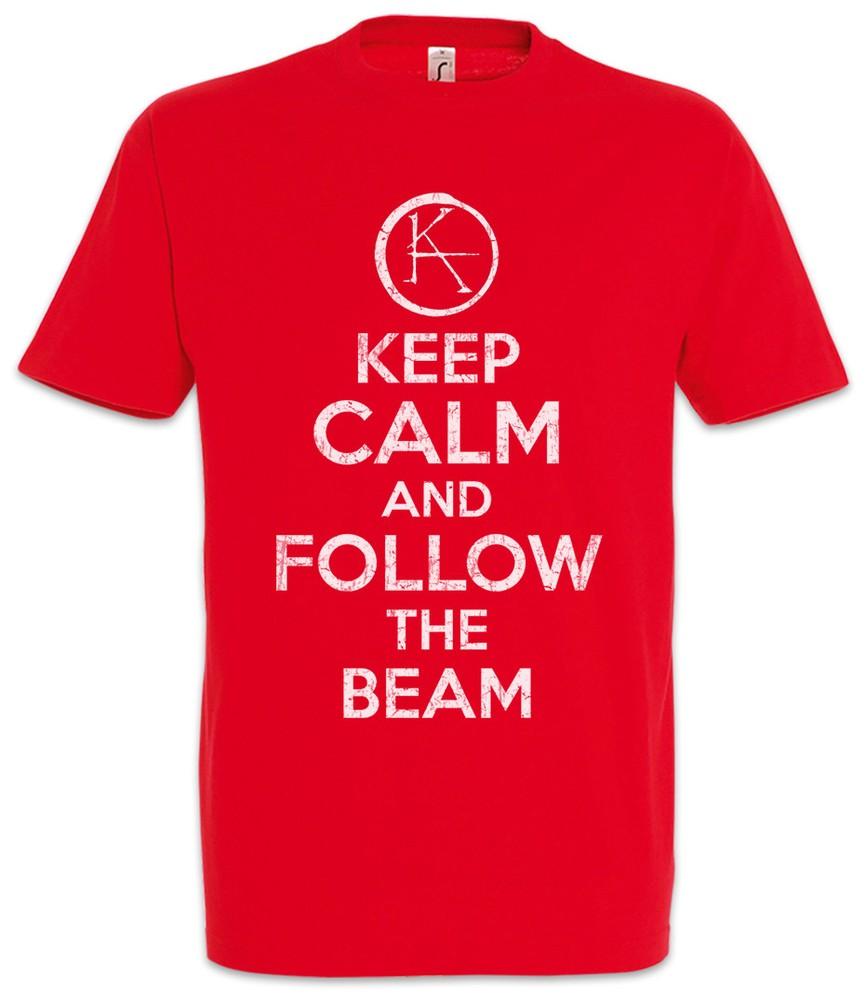 Keep Calm And Follow The Beam T-Shirt The Dark Sign Logo Tower Gan Guide Roland