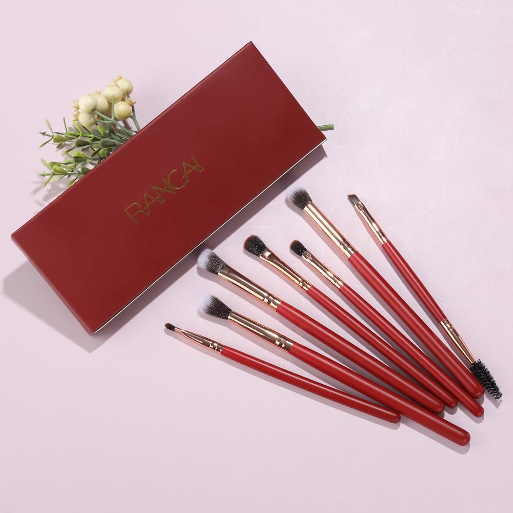 Новые 7 шт., высококачественные кисти для красных глаз, кисть для макияжа глаз, инструмент для теней для век, косметический набор для красоты